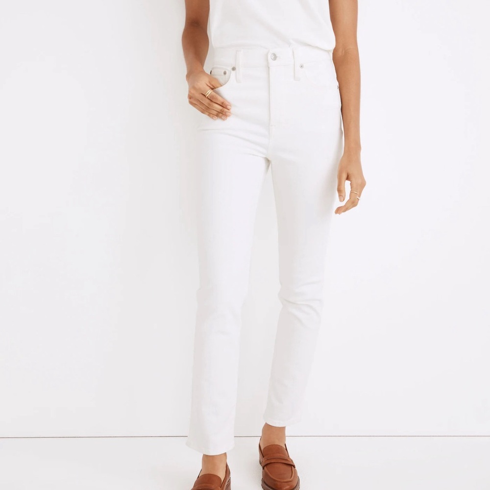 Madewell White “perfect vintage” jeans